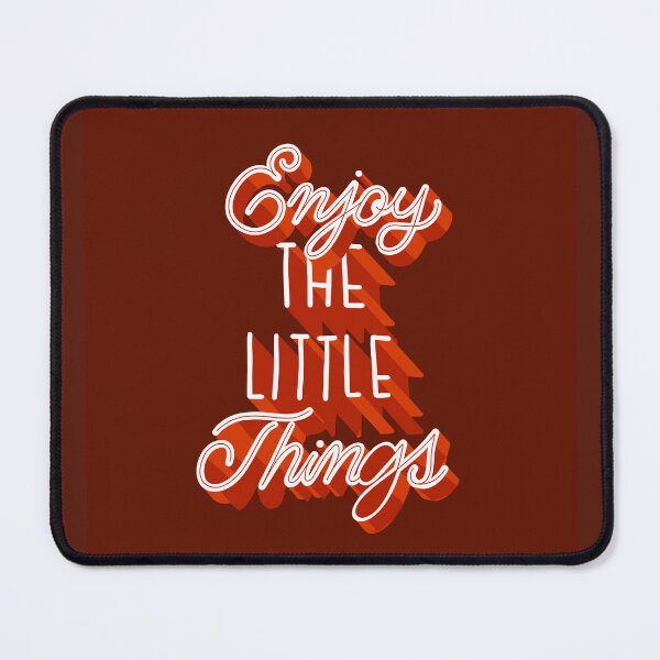 Item preview, Enjoy The Little Things | Simple Pleasures, Mindfulness & Gratitude Quote designed and sold by Maltachi Designs.