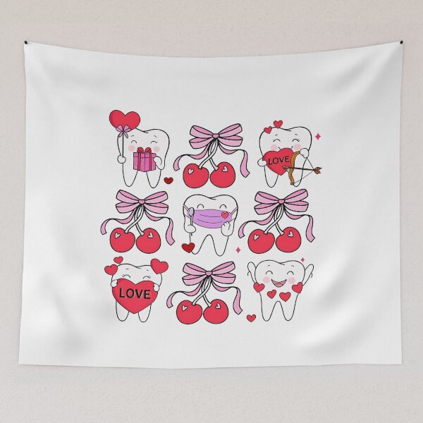 Item preview, Coquette Bow Tooth Dental Squad Valentine Day Dentist designed and sold by BornBorn.