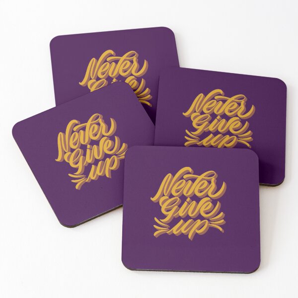 Item preview, Never Give Up | Perseverance, Resilience & Ultimate Motivation Quote designed and sold by Maltachi Designs.