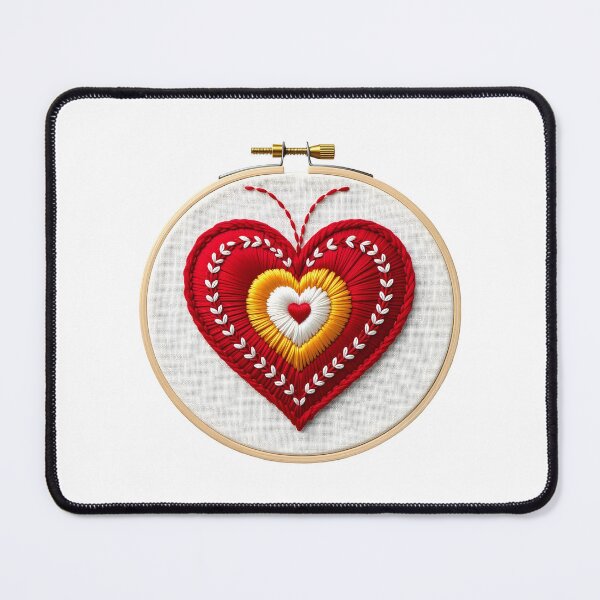 Item preview, Embroidered heart designed and sold by PrintLabStudio.