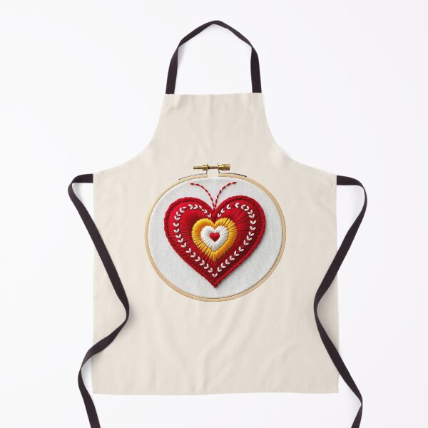 Item preview, Embroidered heart designed and sold by PrintLabStudio.