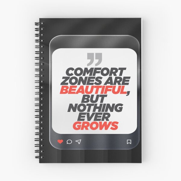 Item preview, Comfort Zones Are Beautiful, But Nothing Ever Grows | Personal Growth & Challenge Quote designed and sold by Maltachi Designs.