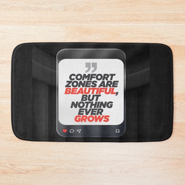 Item preview, Comfort Zones Are Beautiful, But Nothing Ever Grows | Personal Growth & Challenge Quote designed and sold by Maltachi Designs.