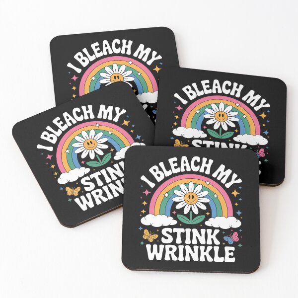 Item preview, Sarcastic I Bleach My Stink Wrinkle, Gag Adult Humor  designed and sold by MarryIsMonth.