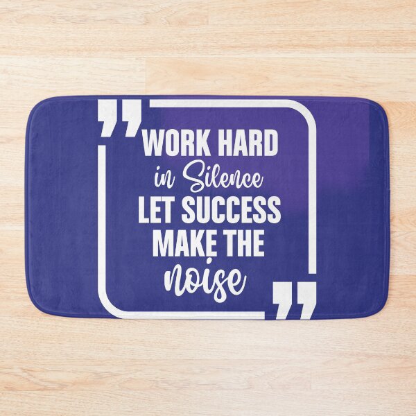 Item preview, Work Hard In Silence, Let Success Make The Noise | Dedication, Ambition & Humble Hustle Mantra designed and sold by Maltachi Designs.