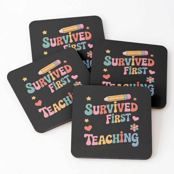 Item preview, I Survived My First Year Of Teaching Funny New Teacher  designed and sold by RsFilsingerArt.