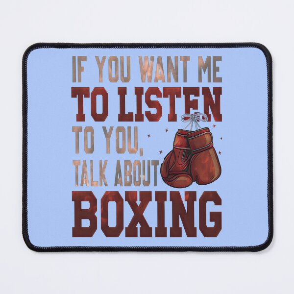 Item preview, Talk About Boxing Quote – Boxing Fan Typography designed and sold by creativerooney.