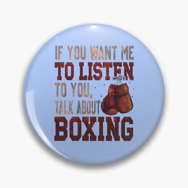 Item preview, Talk About Boxing Quote – Boxing Fan Typography designed and sold by creativerooney.