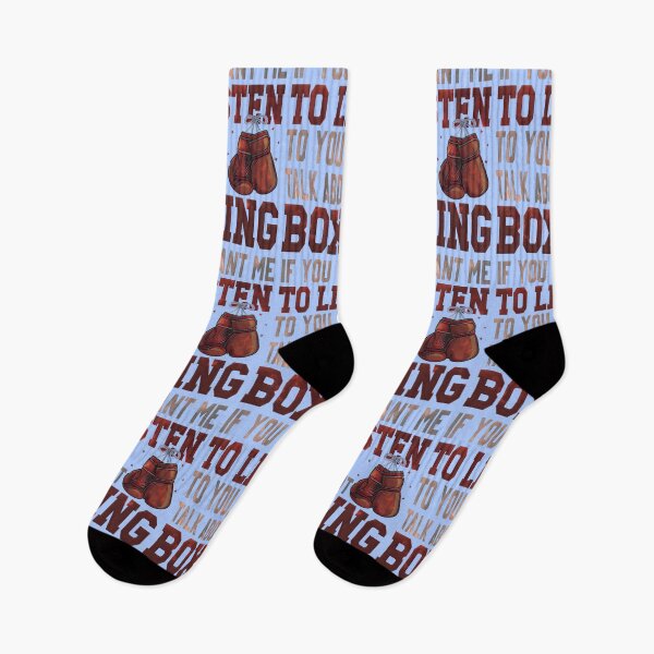 Item preview, Talk About Boxing Quote – Boxing Fan Typography designed and sold by creativerooney.