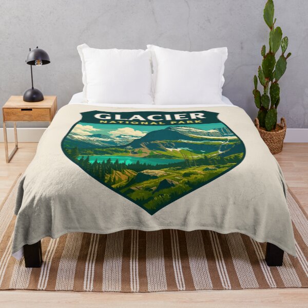 Item preview, Glacier National Park Sticker designed and sold by Gideon Emmerich.