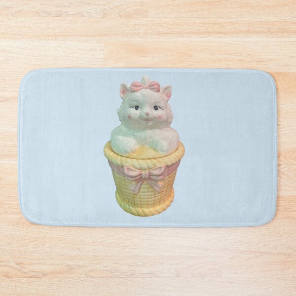 Item preview, Cat in a Basket Cookie Jar designed and sold by bubblegumhearts.