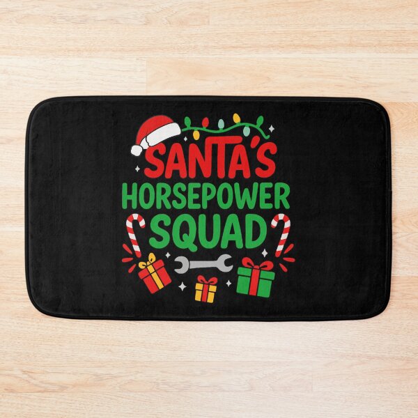 Item preview, Santa’s Horsepower Squad Funny Christmas Racing & Mechanic designed and sold by CarantinedChaos.