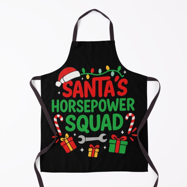 Item preview, Santa’s Horsepower Squad Funny Christmas Racing & Mechanic designed and sold by CarantinedChaos.