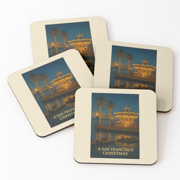 Item preview, A San Francisco Christmas – Pier 39  designed and sold by Novel Works Studio.