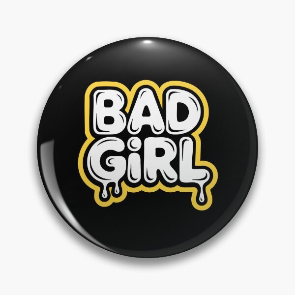 Item preview, BAD GIRL Street Art Urban Typography Vector Design designed and sold by StoreXlk.