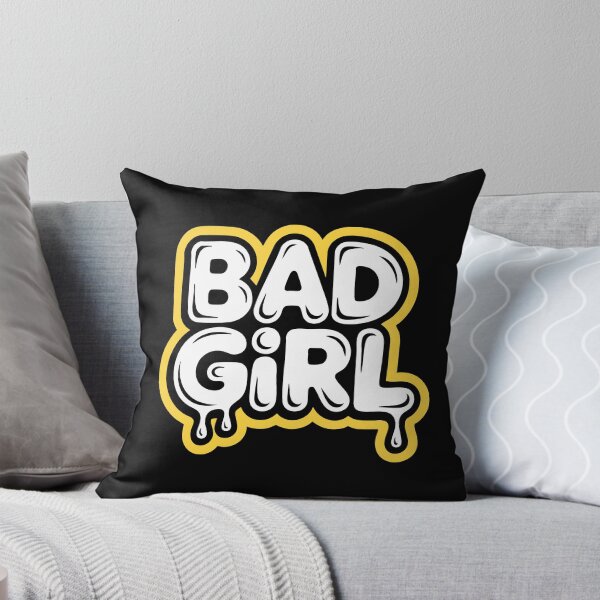 Item preview, BAD GIRL Street Art Urban Typography Vector Design designed and sold by StoreXlk.