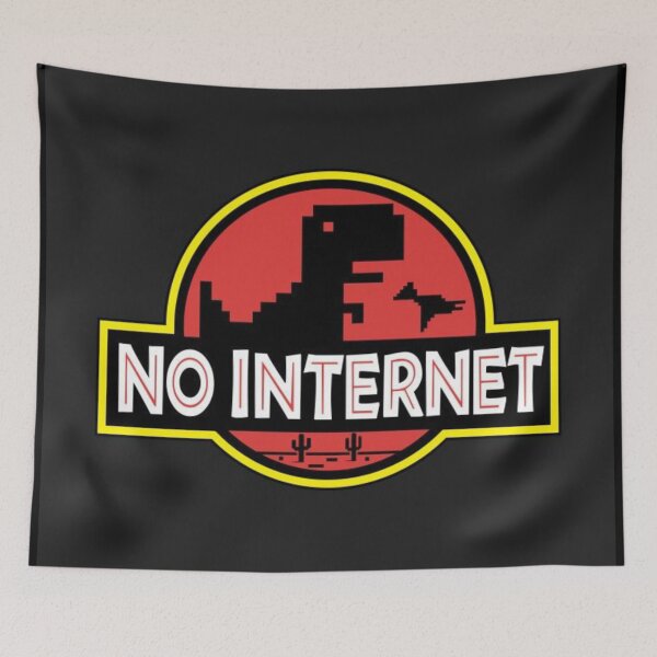 Item preview, Jurassic Parody No Internet  designed and sold by GraphicMondaze.