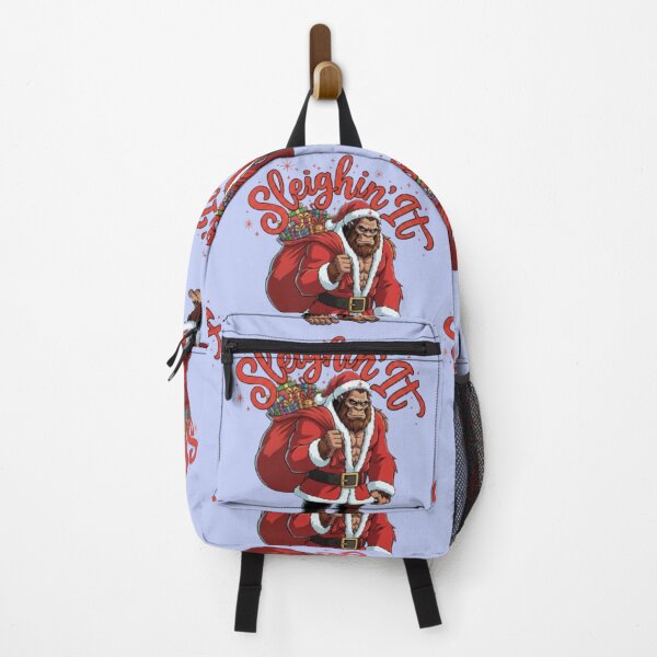 Item preview, Sleighin It - Santa Bigfoot designed and sold by Blaze & Trail Creative.