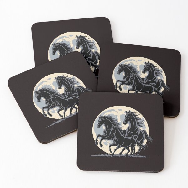 Item preview, Three Horse Moon – Horse Lover Lunar Fantasy designed and sold by Redgiant87x.