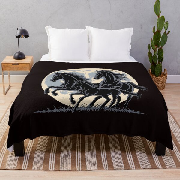 Item preview, Three Horse Moon – Horse Lover Lunar Fantasy designed and sold by Redgiant87x.