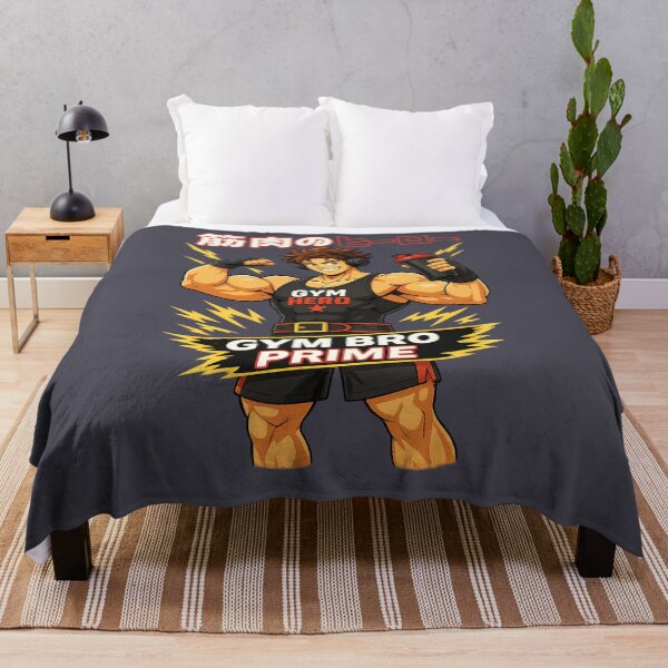Item preview, Gym Bro Prime – Anime Muscle Hero Cartoon for Fitness Motivation designed and sold by VoglR.