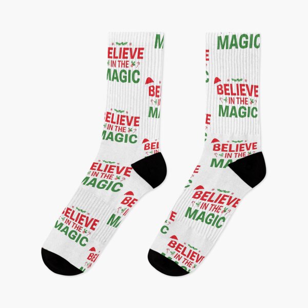 Item preview, Believe in the Magic – Christmas Holiday Typography Design designed and sold by Graphic Therapist.