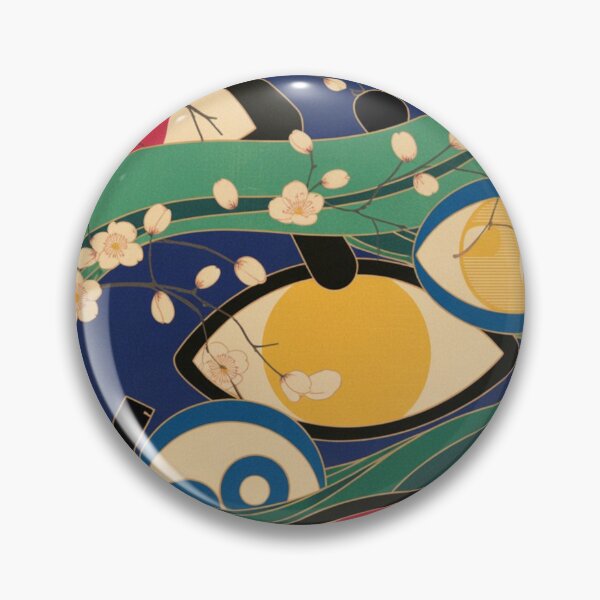 Item preview, Abstract Ophthalmology Japanese green blue Art,brafdesign  designed and sold by Brafdesign.