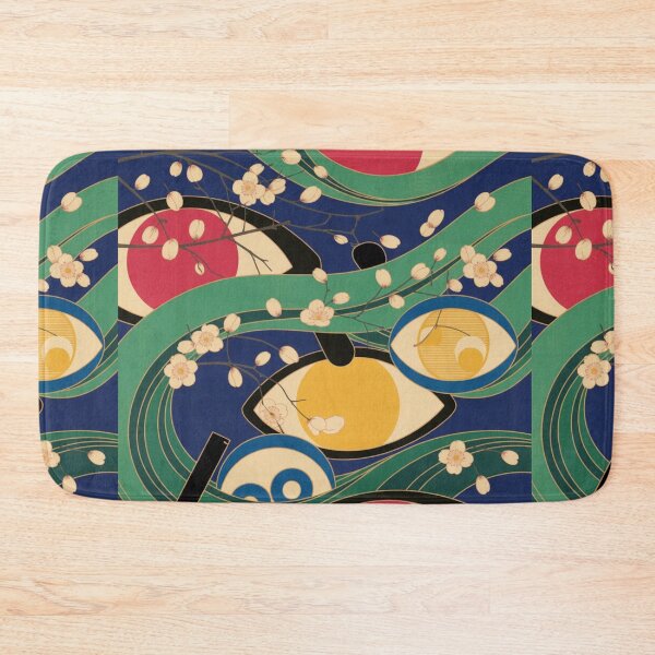 Item preview, Abstract Ophthalmology Japanese green blue Art,brafdesign  designed and sold by Brafdesign.