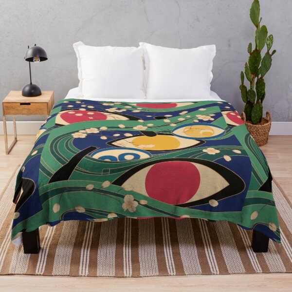 Item preview, Abstract Ophthalmology Japanese green blue Art,brafdesign  designed and sold by Brafdesign.