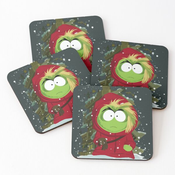 Item preview, Grinch in Red Hoodie Stealing Christmas Tree designed and sold by gimpysticks.