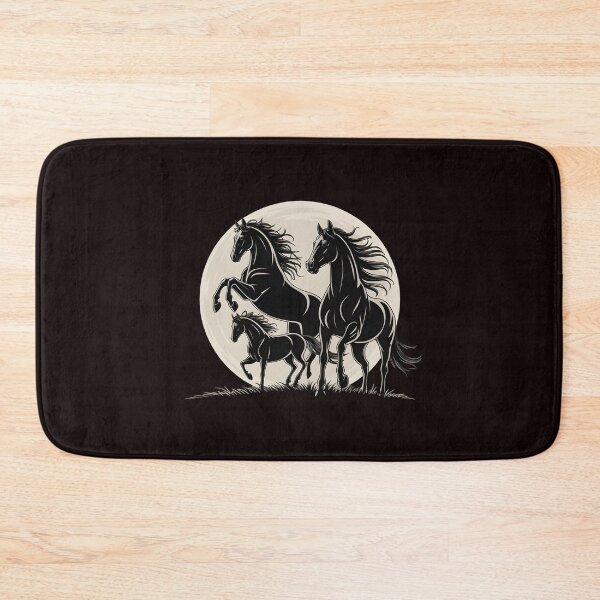 Item preview, Three Horse Moon – Howling Horses Night Sky Design designed and sold by Redgiant87x.