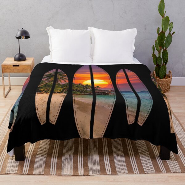 Artikelvorschau, Verträumte Surf-Vibes bei Sonnenuntergang am Meer. entworfen und verkauft von EXON-Publishing.