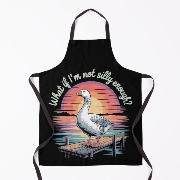 Item preview, Funny Goose Not Silly Enough Vintage Humor And Anxiety Retro designed and sold by tmerchtrends.