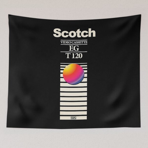 Artikelvorschau, Scotch – No Background – VHS-Cover aus den 90ern entworfen und verkauft von EthaPaucek.