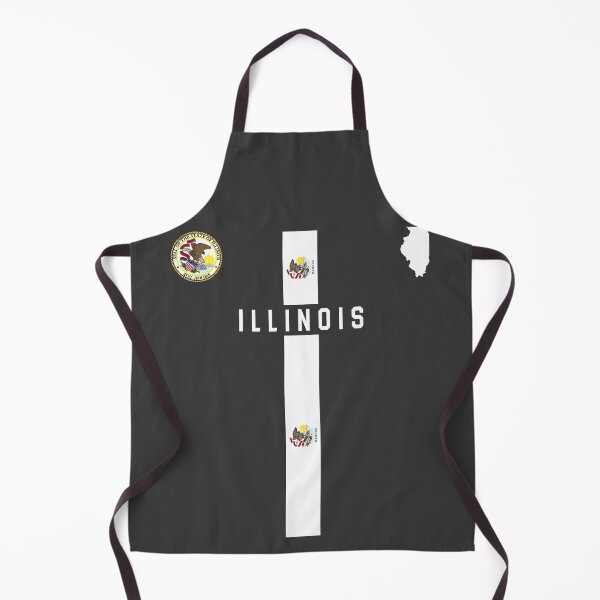 Item preview, Illinois Flag Cross T-Shirt: Modern State Seal Pride designed and sold by mashmosh.