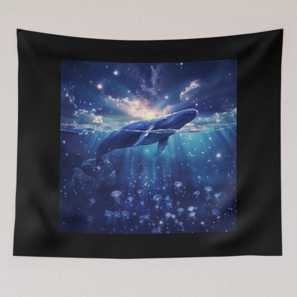 Item preview, Dream Whale – Surreal Ocean Fantasy Art designed and sold by DConcept.