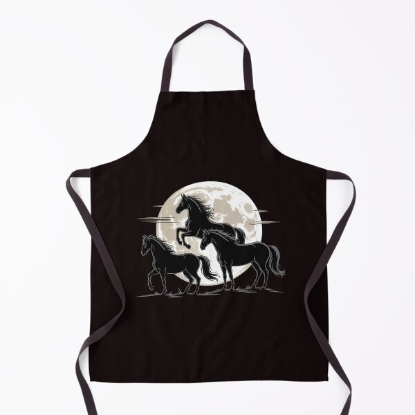 Item preview, Three Horse Moon – Epic Night Scene for Horse Lover Fans designed and sold by Redgiant87x.