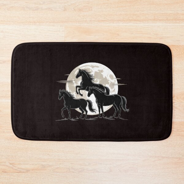 Item preview, Three Horse Moon – Epic Night Scene for Horse Lover Fans designed and sold by Redgiant87x.