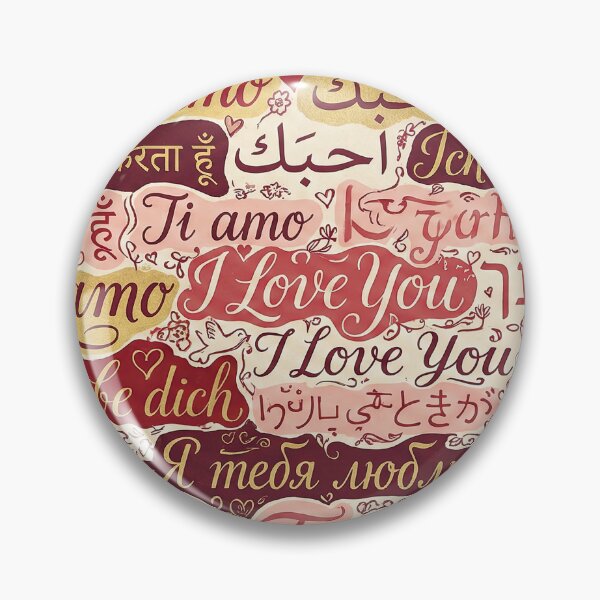 Item preview, Universal Language - I Love You in 50 Languages Pattern designed and sold by SavinMercantile.