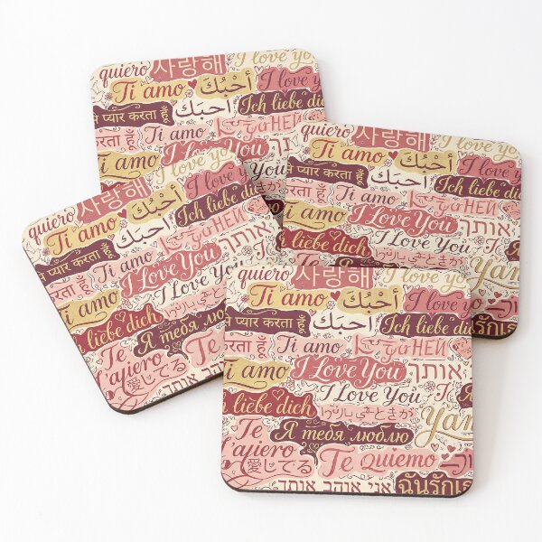 Item preview, Universal Language - I Love You in 50 Languages Pattern designed and sold by SavinMercantile.