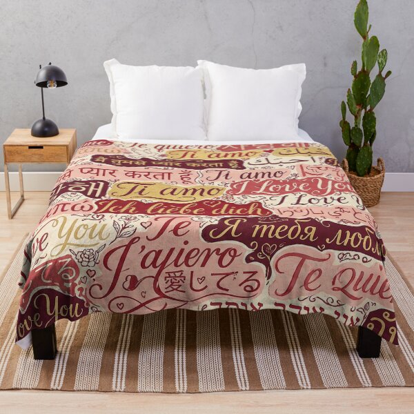 Item preview, Universal Language - I Love You in 50 Languages Pattern designed and sold by SavinMercantile.