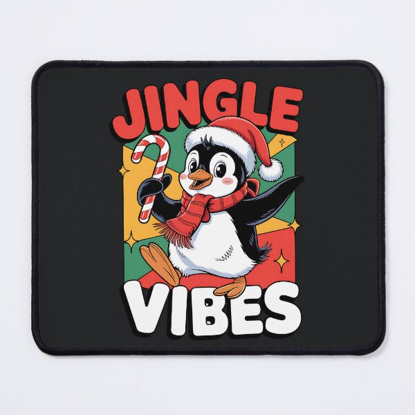 Item preview, Jingle Vibes – Cute Penguin Retro Christmas Design designed and sold by Taans-Creation.