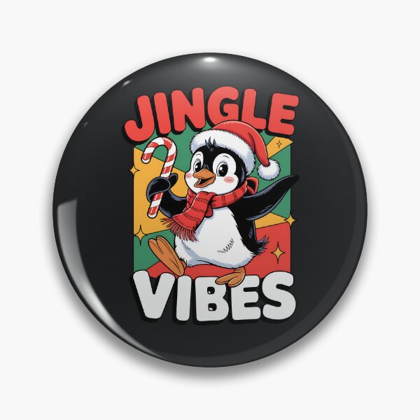 Item preview, Jingle Vibes – Cute Penguin Retro Christmas Design designed and sold by Taans-Creation.