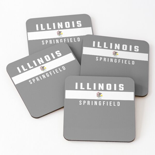 Item preview, Illinois Pride Flag & Springfield Capital T-Shirt designed and sold by mashmosh.