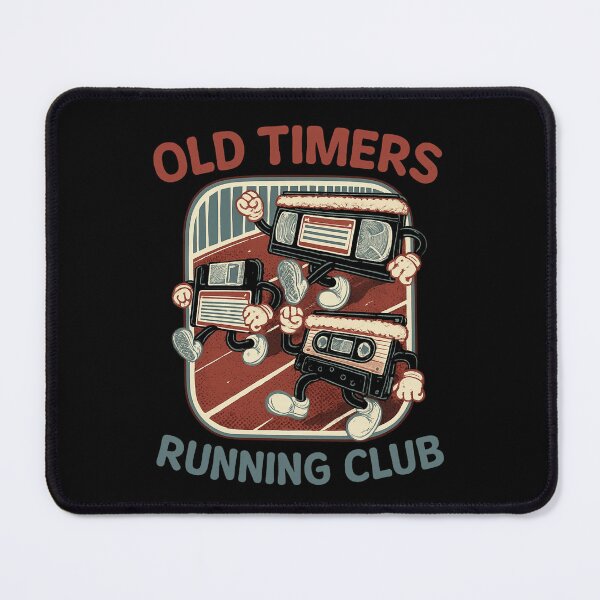 Item preview, Old Timers Running Club – Retro Media Humor Design designed and sold by haitrieuic96.