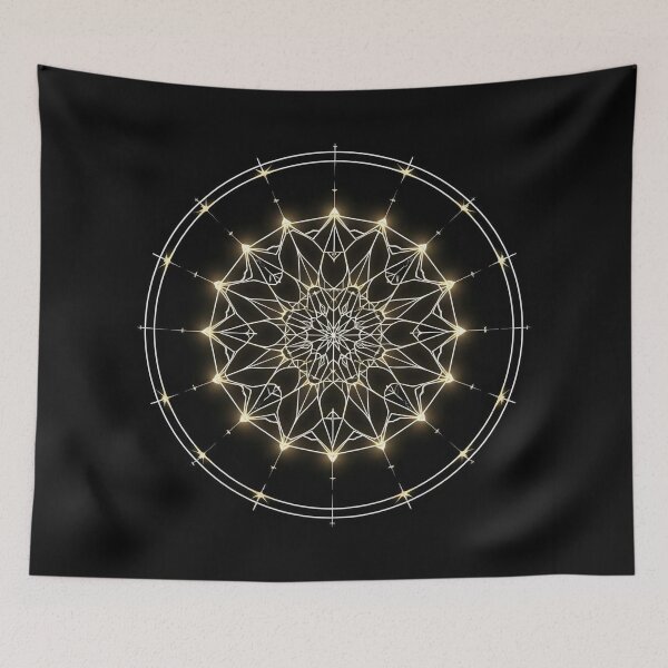 Item preview, Celestial Aura Booster Mandala | Divine Energy Radiance Design designed and sold by ArtivaNest.