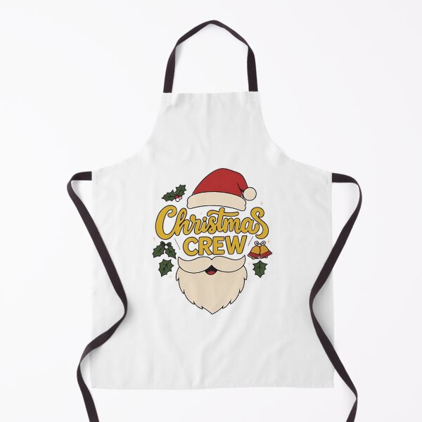 Item preview, Christmas Crew Santa Hat & Beard – Festive Holiday T-Shirt Design designed and sold by The-Daily-Drape.