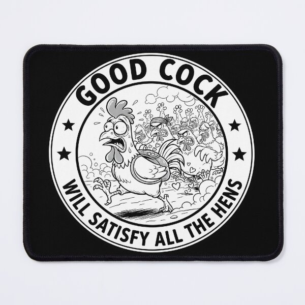 Item preview, Funny Rooster Cartoon – Good Cock Farm Humor Design designed and sold by Artadria.