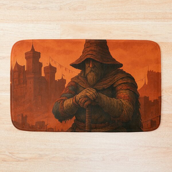 Item preview, Elden Ring Travel Poster - Redmane Castle (Castellan Jerren) designed and sold by PizzaBaratheon.