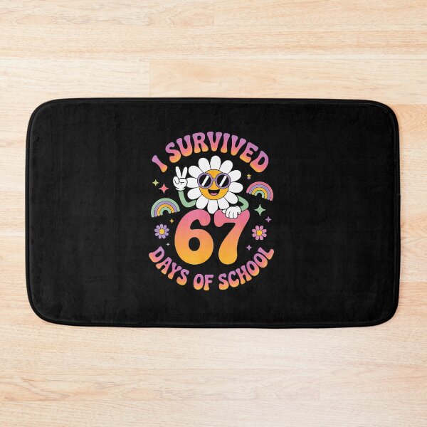 Item preview, I Survived 67 Days Of School Groovy Retro Teachers  designed and sold by gladysenglish.